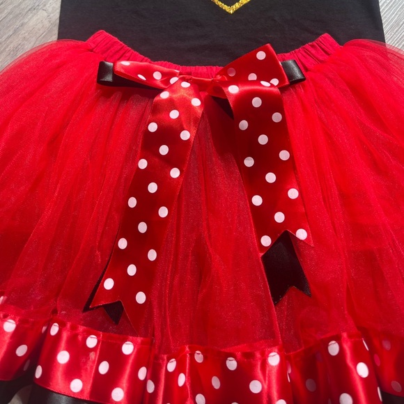 Minnie Mouse inspired birthday girl set size 5 - Picture 5 of 7